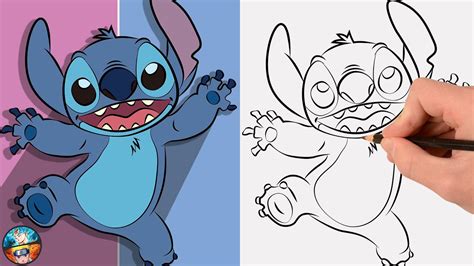 Como Dibujar A Stitch FÁcil Paso A Paso Dibujos Youtube