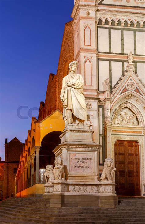 Florence Monument To Dante Alighieri Stock Image Colourbox