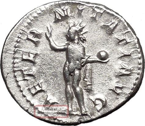 Gordian Iii Rare Silver Ancient Roman Coin Sol Invictus Unconquered