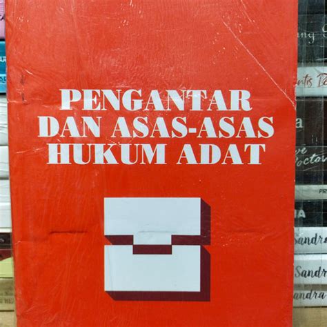 Jual Buku Pengantar Dan Asas Asas Hukum Adat Kota Surabaya Inti