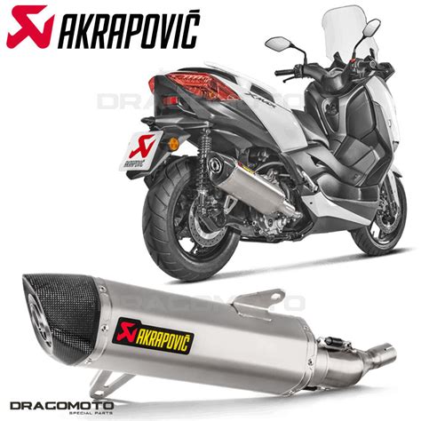 Akrapovic Exhaust Approved Steel Slip On Yamaha Xmax 300 02 22 2024