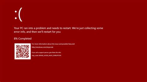 Red Screen Of Death Windows 10 by FlamePrincess3535 on DeviantArt