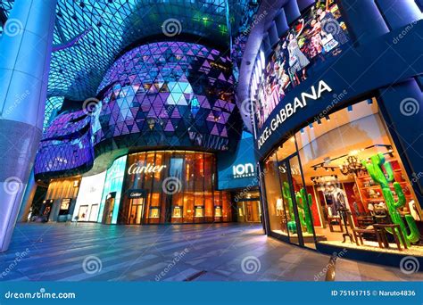 Ion Orchard Shopping Mall Singapore Editorial Image Image Of Colors