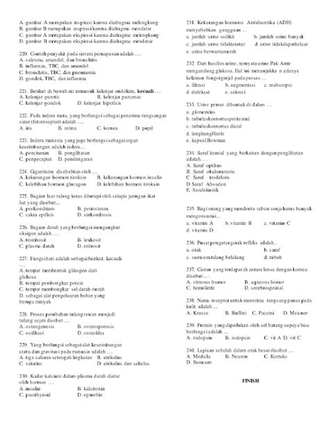 BIOLOGI GONZAGA LATIHAN UJIAN KELAS XI IPA SMA GONZAGA