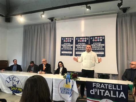 Stefano Venturini Presentazione Candidatura A Sindaco Di Cavezzo Sala