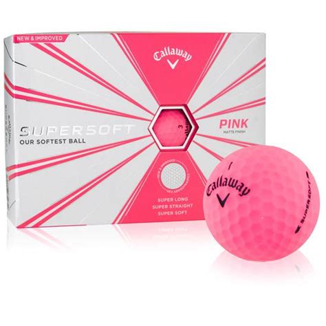 Callaway Golf Supersoft Matte Pink Golf Balls