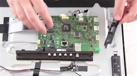 Sony 40 LED TV Repair KDL 40R How To Replace The Main Board Part