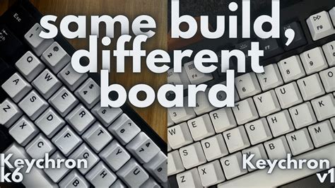 Same Build Different Keyboard Keychron V Series Vs K Series Youtube