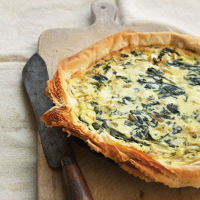 Quiche with Filo Dough Crust - Simple Recipes