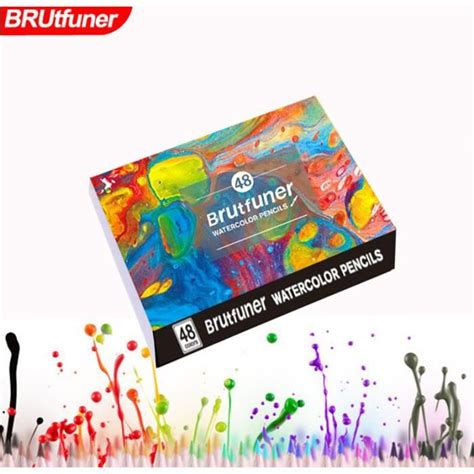 Crayon De Couleur Brutfuner Ensemble De Crayons De Couleur