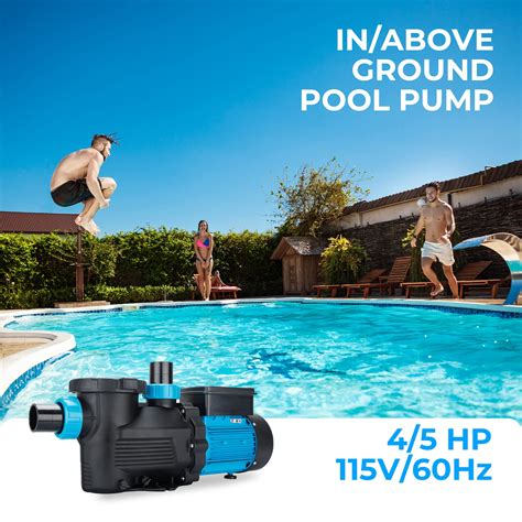 Bomgie 4 5hp Dual Speed Above Ground Pool Pump 5200gph Two Speed Inground Pool