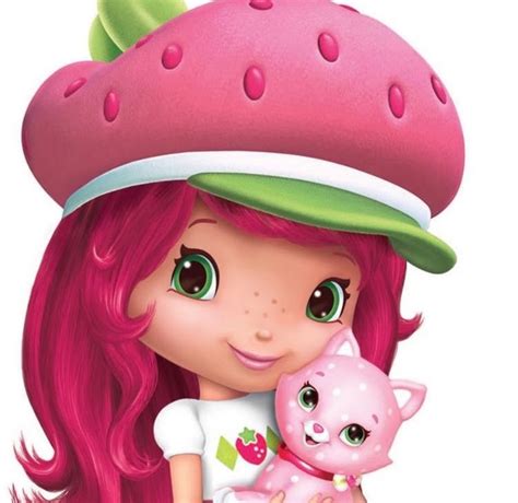 Cute Picture Of Strawberry Shortcake And Her Cat For The Berry Board From Th Strawberry