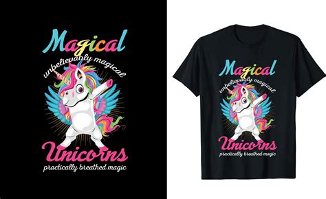 Magical Unbelievably Magical Unicorns Graphic By T Shirt Artist