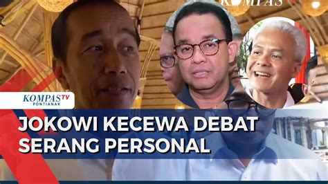 Capres Anies Ganjar Tanggapi Jokowi Yang Kritik Debat Serang Personal