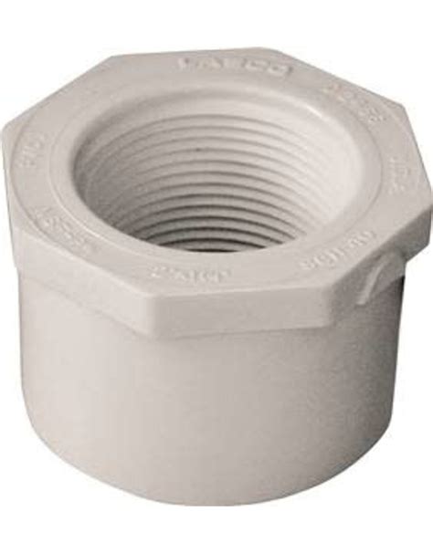 Lasco Bc Reducing Bush X In Spigot X Fnpt Pvc White