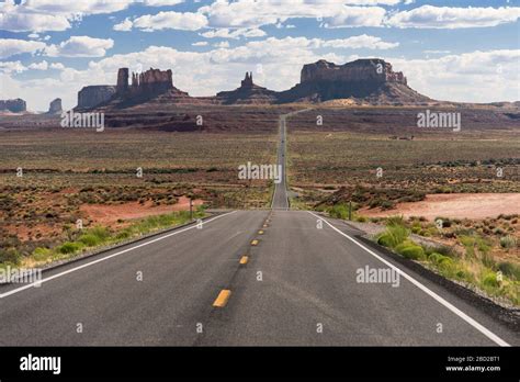 A Scenic Overlook Of Monument Valley On Us Route 163 In Utah Also