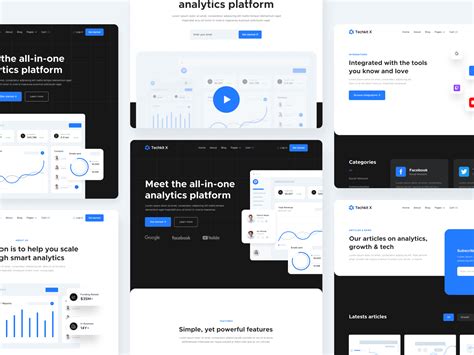 Techkit X Enterprise Saas Webflow Template Behance