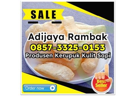 Mantab Wa Outlet Jual Kerupuk Krecek Mentah Kirim Ke