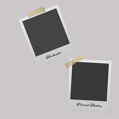 Best Free Polaroid Mockup Psd Templates For Inspiration