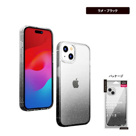 【楽天市場】iphone15 ケース カバー グラデーション ラメ ブラック ホワイト クリア 黒 白 透明 ストラップホール マイクロドット