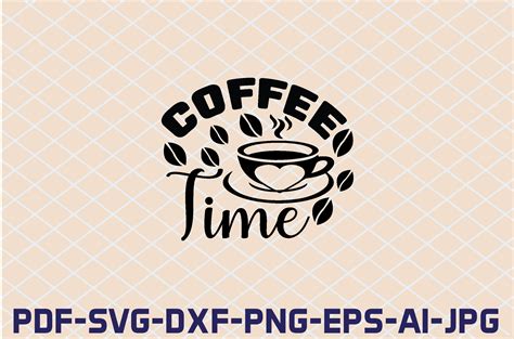 Coffee Time Svg Cut Files Graphic By Fh Magic Studio · Creative Fabrica