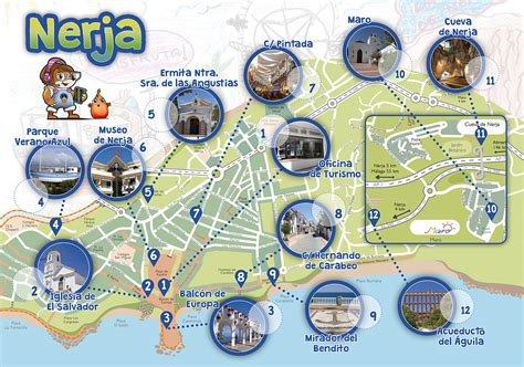 Mapa De Nerja Mapa De Rios