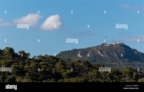 Monte Toro The Highest Mountain Of The Island Menorca The Balearic