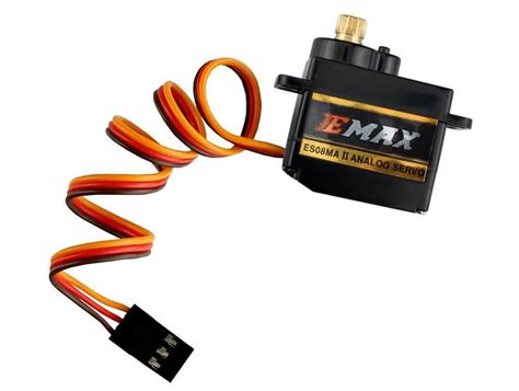 Micro Servo Emax Es08ma Ii 12g Metalico Motores Brinquedos De