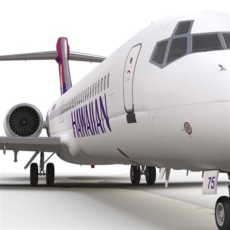 Boeing 717 200 Hawaiian Airlines Rigged 3d 모델 3d 모델 149 Max