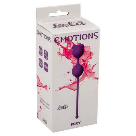 Lola Toys Vaginal Balls Emotions Foxy Purple Silikonowe Kulki Gejszy