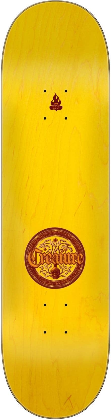 Creature Lockwood Crest 8 25 Skateboard Deck Tactics