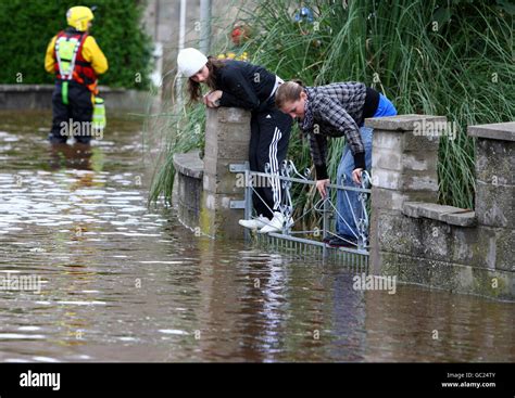 Flooding in Scotland Stock Photo - Alamy