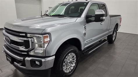 2022 Ford F250 Supercab Short Xlt Diesel Iconic Silver 4k Walkaround