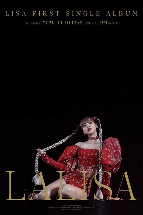 Blackpink S Lisa Drops Teaser Poster For Her Highly Anticipated Solo