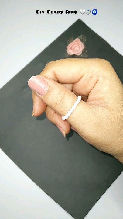 Diy Beaded Ring 💍 Youtube