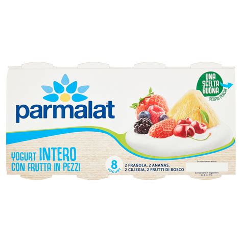 Yogurt Intero Con Frutta In Pezzi Parmalat Gr X Pz L