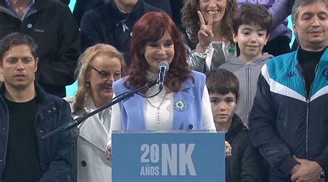 En Vivo Habla Cristina Kirchner El Acto En Plaza De Mayo