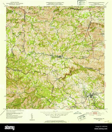 Mapa Topográfico Puerto Rico Fotografías E Imágenes De Alta Resolución