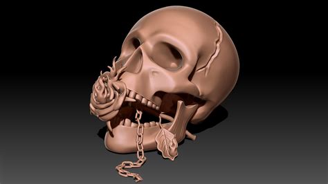 Free STL file Skull 3D print model 💀 (OBJ)・3D printing template to ...