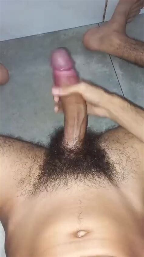 Huge Hairy Dick Wanking