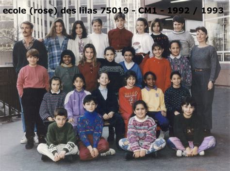 Photo De Classe CM1 1992 1993 De 1992 ECOLE DES LILAS Copains D