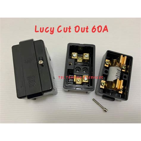 LUCY 60A 100A 250V 415V Cut Out Unit With Fuse TNB Shopee Malaysia