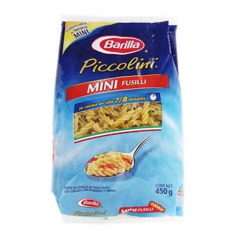 Fusilli Barilla Piccolini Mini G Walmart