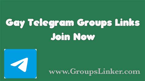 950 Best Gay Telegram Groups Links 2022 GroupsLinker