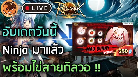 อบเดตวนน Ninja มาแลว พรอมไขสายกลวอ Ragnarok Landverse