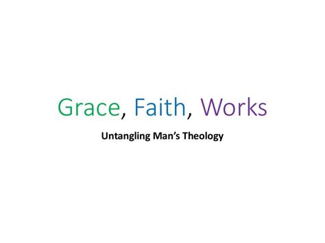 Grace.faith.works