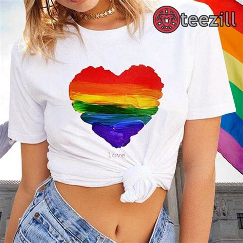 Gay Pride Women Lgbt Rainbow Lesbian Festival Heart Straight Bi Sexual