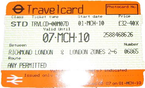 Transport For London Tfl Paper Ticket This Is My 7 Day Flickr