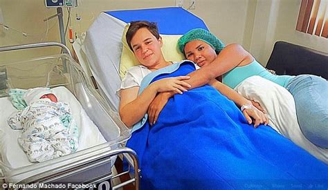 Ecuadorian transgender man Fernando Machado gives birth to baby | Daily Mail Online