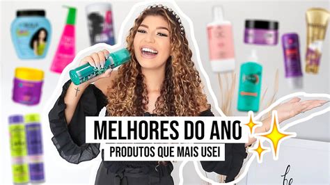 Melhores Do Ano Os Produtos Que Mais Usei No Meu Cabelo Cacheado Por